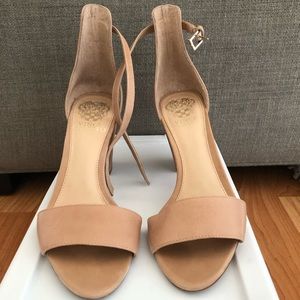 Vince Camuto nude sandal heels US sz 7
